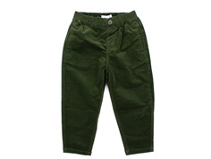 Name It rifle green tapered trousers